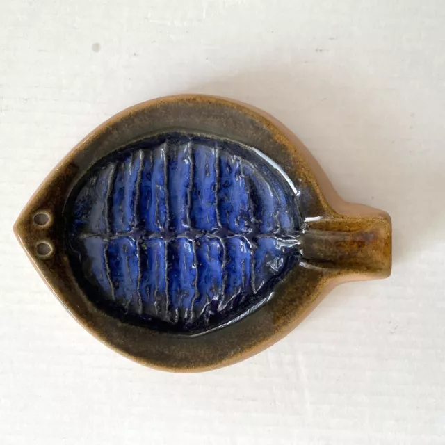 MCM Jie SWEDEN 98 POTTERY FISH Wall Hanging Plaque Trinket Tray MODERNIST