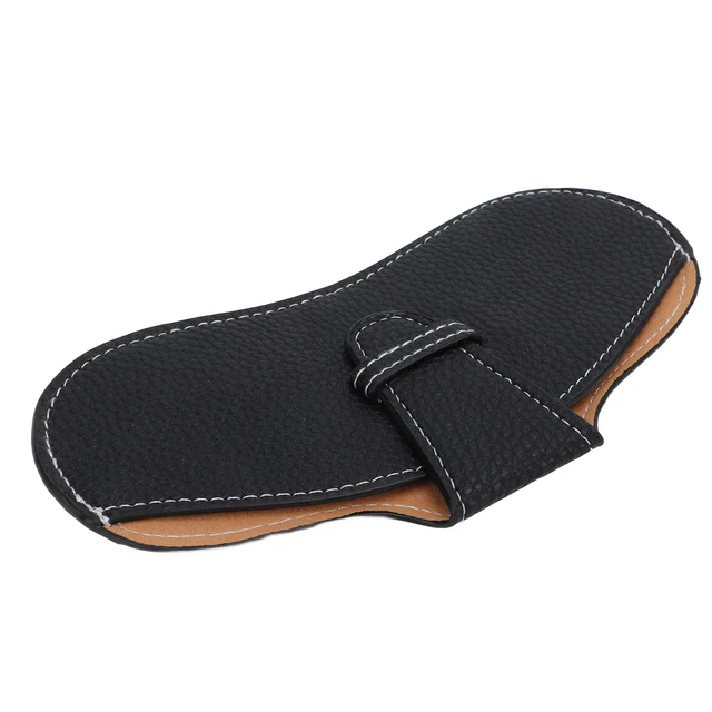 Custodia per occhiali da sole in pelle infrangibile in pelle PU custodia per occhiali in pelle