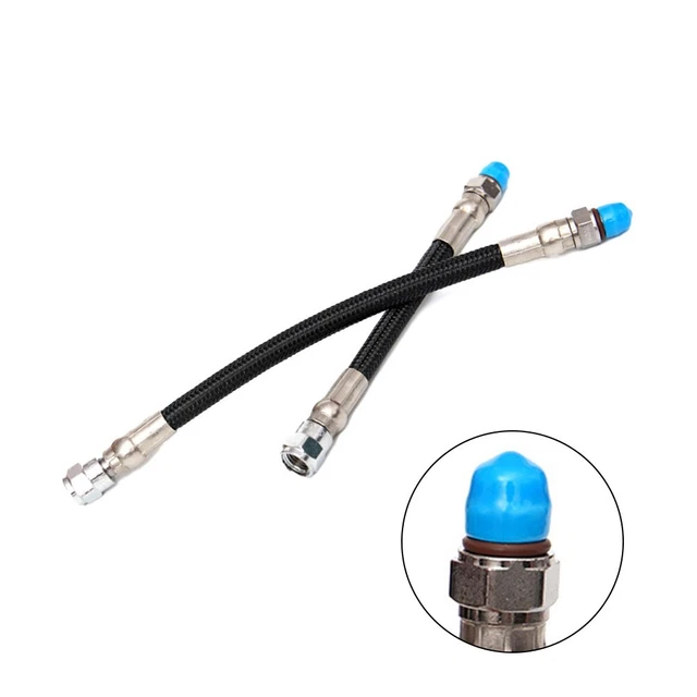 Tuyau Plongée Haute Pression – Fibre De Carbone – Interface 7/16-20UNF – Pour Manomètre – Sécurité Plongée - 5