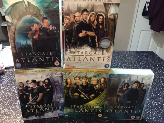 Stargate Atlantis Complete 1-5 DVD,s