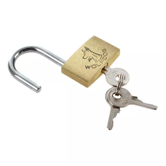 WOLFHEAD 1x closet Box brass lock width 40mm 3 Pcs Keys H7A83933