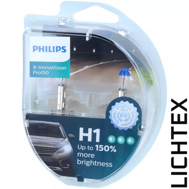 PHILIPS X-treme Vision Pro 150 bis zu 150% helleres Licht H4 H7 HB3 HB4 H11 W5W