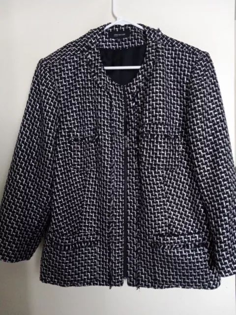 Jones New York Signature Woman’s Tweed Jacket Size 20W EUC