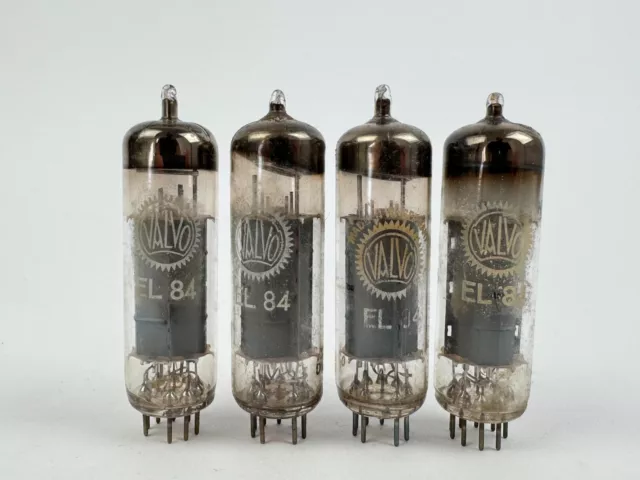 4x Valvo EL84 Röhre Rarität Quad rX3 Code geprüft Verstärker Tube selten