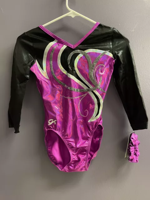 GK 3/4 sleeve Serpentine Whirl Competitive Leo Style #5844ST (CM, CL, AS) 2