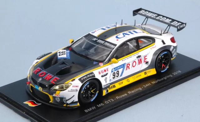 Miniature voiture auto 1 : 43 spark Model BMW M6 GT3 N.99 24 H Nurburgring SMS