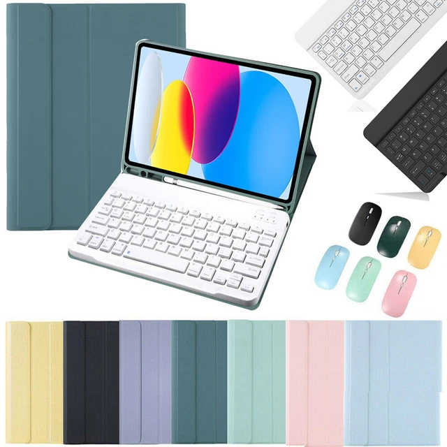 Bluetooth Keyboard Mouse With Case Cover For iPad 7/8/9/10th Gen Air 5/4/3 Pro