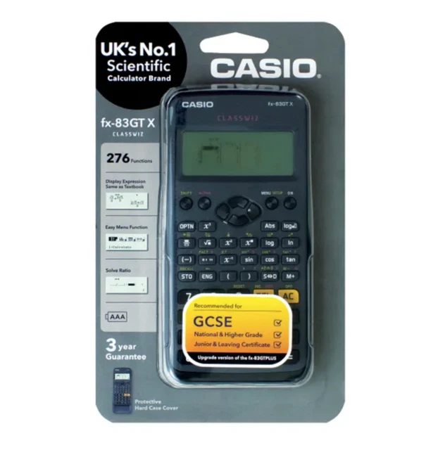 Calcolatrice Scientifica Casio FX-83GTCW - Nera, Display Naturale, Per Scuola Ed Esami - Foto 8