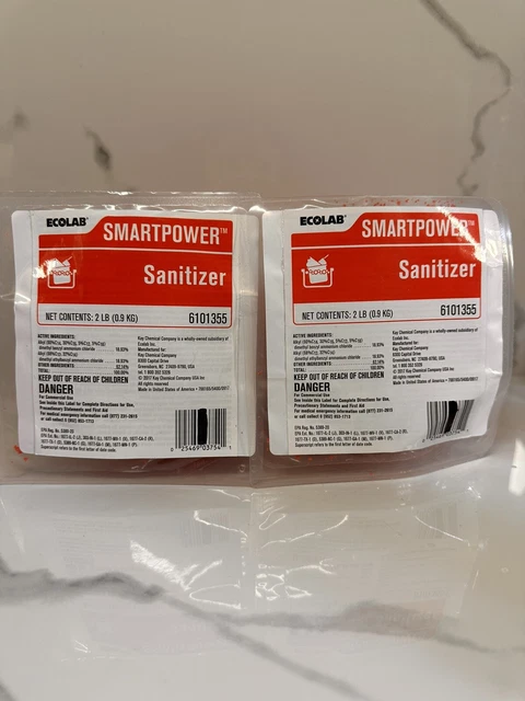 Ecolab Smartpower Sanitizer 6101355 (2 Bricks)