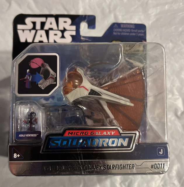 Micro Galaxy Squadron - Vaisseau Ginivex D'Asajj Ventress (Star Wars) - Jazwares, Neuf