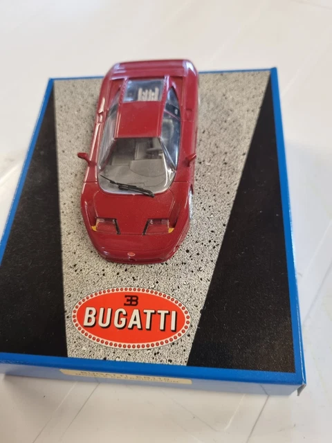 Miniature Norev 1/43 – Bugatti EB110 Rouge – Modèle De Production – Collection