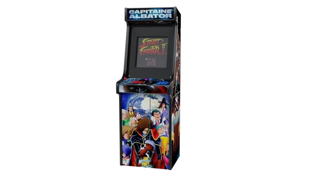STICKERS ALBATOR POUR Borne d'Arcade MAME - Voyagez vers l'Infini