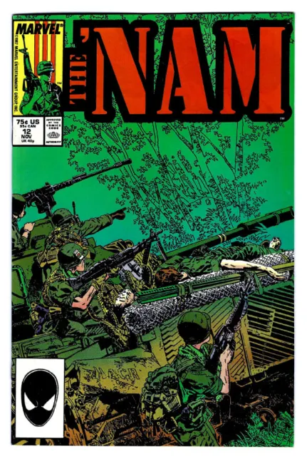 THE 'NAM #12  in NEAR MINT- conditrion a 1987 Marvel war comic