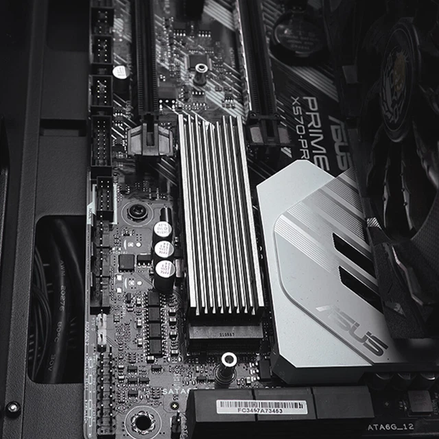 Dissipatore In Alluminio Goobetter: 70x22x3mm Per Raffreddamento PC, LED, Laptop, NVMe