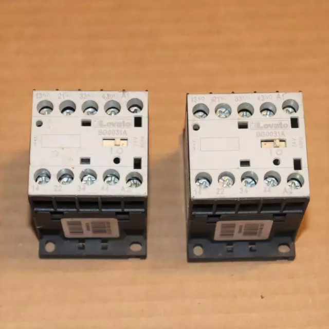 One Lovato BG00-32-A  Mini Contactor 24VAC Coil