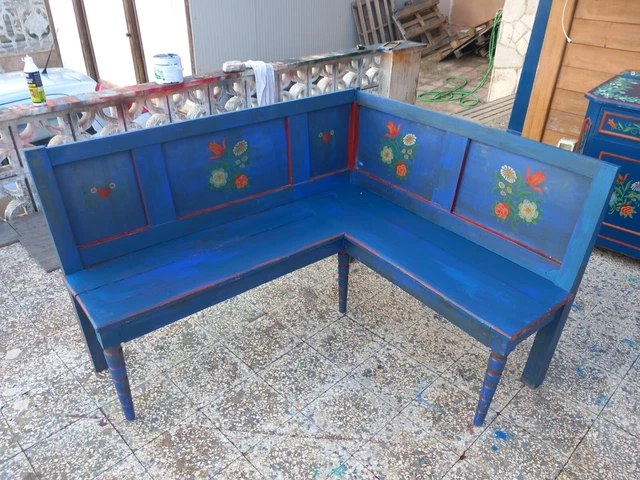 Gruppo Panchina Angolare Thomas - Panca, Tavolo E 2 Sgabelli Per Cucina/Sala Da Pranzo (Rovere Sonoma)