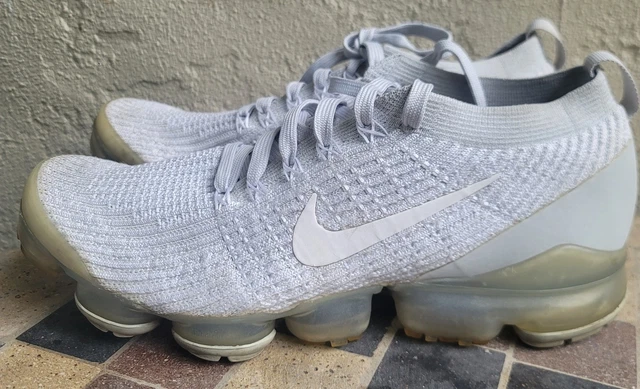 Nike Air VaporMax Flyknit 3 Pure Platinum - AJ6910-100 Sz 11 Gray White