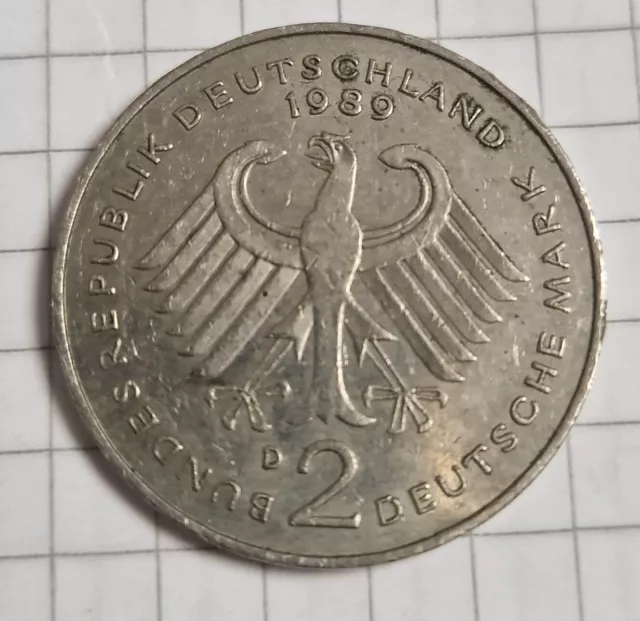 2 deutsche mark 1979 D