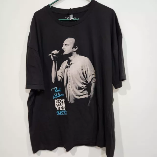 Phil Collins 2018 Still Not Dead Yet Live! Tour Mens T-Shirt Size 3XL