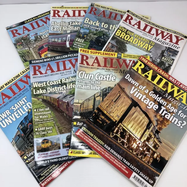 The Railway Magazine Britains Best Selling Rail Title x 8