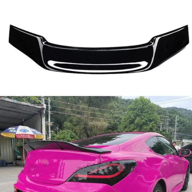 Fits For Hyundai Genesis Coupe 2009-2016 Duckbill Rear Trunk Spoiler Gloss Black