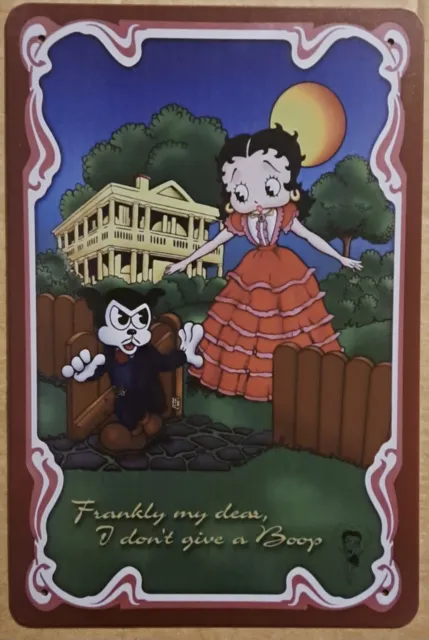 Betty Boop metal hanging wall sign