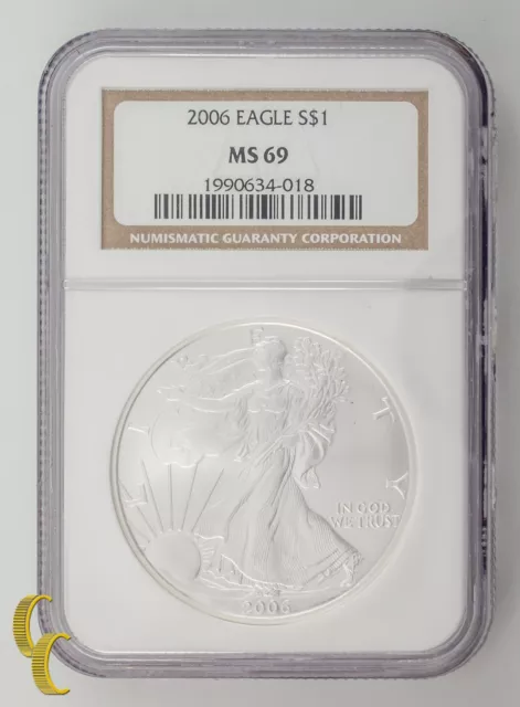 2006 Argent 1 OZ Américain Aigle NGC Classé