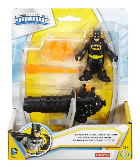 Imaginext DC Super Friends Batman Attacco Infuocato Figure Fisher Price