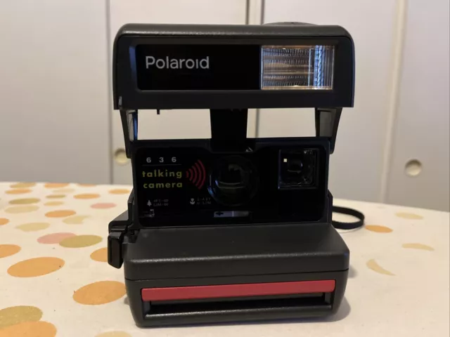 Appareil photo instantané : RARE POLAROID 636 TALKING CAMERA- testé fonctionne