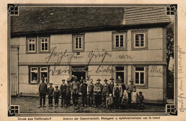 Kefenrod - Helfersdorf, Gastwirtschaft Imhof, 1914