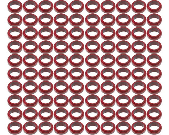 Go Kart Lega 17mm Stub Asse Ruota Spacer 10mm Rosso X 100 Kart Corsa