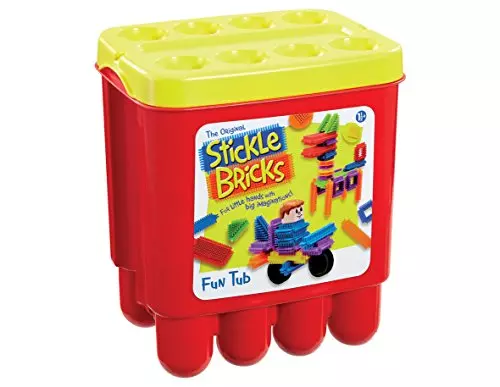 Stickle Bricks TCK07000 Hasbro Stick Fun Tub, Multi-Color