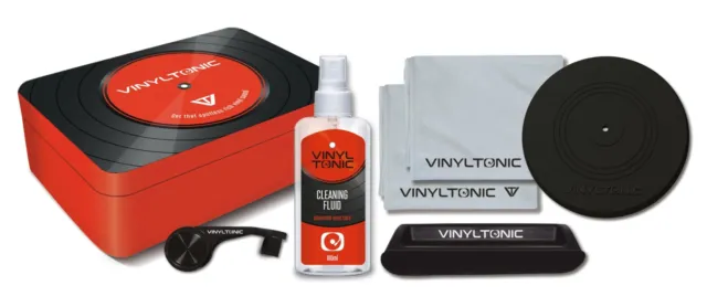 Vinyl Tonic   Vinyl Cleaning Kit   Vinyl Record Cleaning Kit In Storage Tin