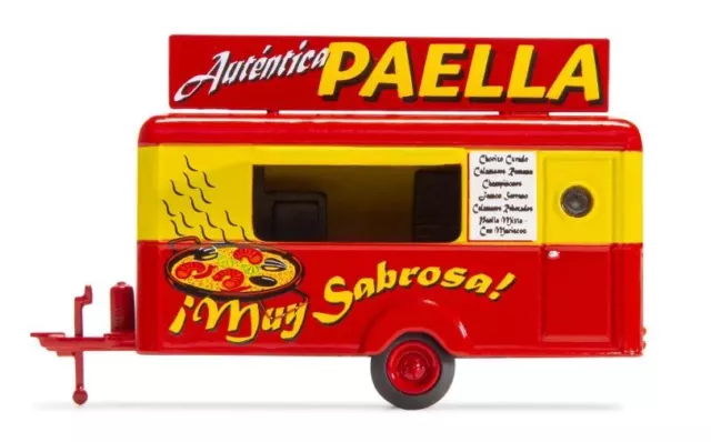 Miniature Train Modélisme Ferroviaire Lima Paella Food Remorque auto Ho 1:87