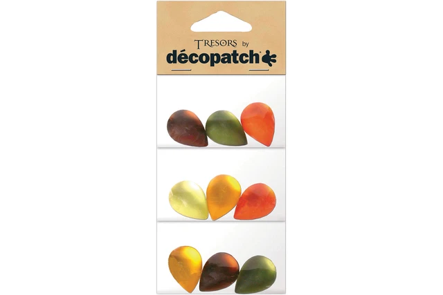 Paquete de 9 accesorios para bóvedas en forma de ojiva (amarillo/verde/naranja)