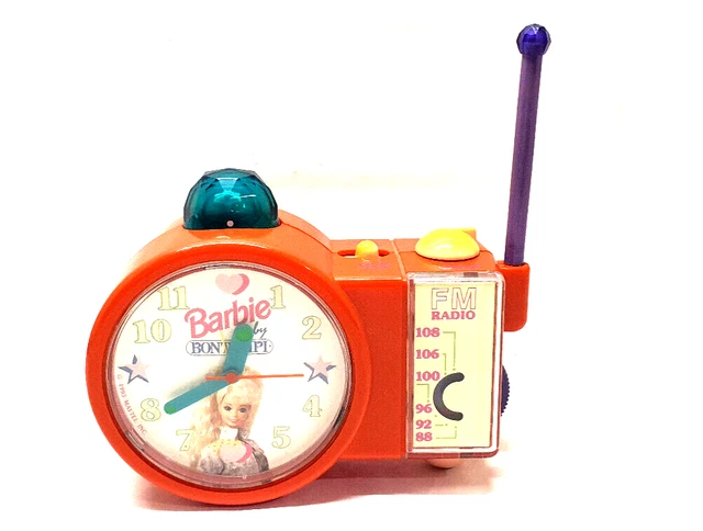 Antik Radio Wecker Barbie By Bontempi 1993