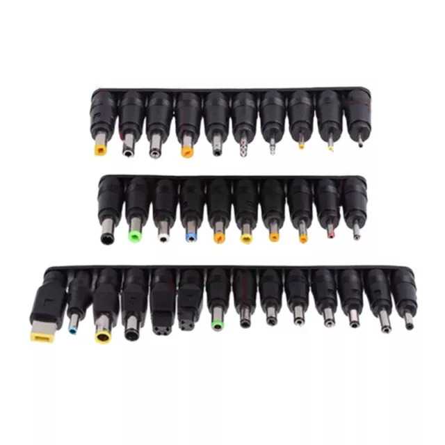 DC5.5x2.1mm Plugs with 34 Adapters Universal Laptops Repair Adapter Plugs USB