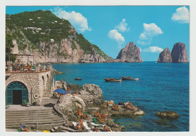 Capri Napoli Cartolina Marina Piccola Fg N - Carcavallo