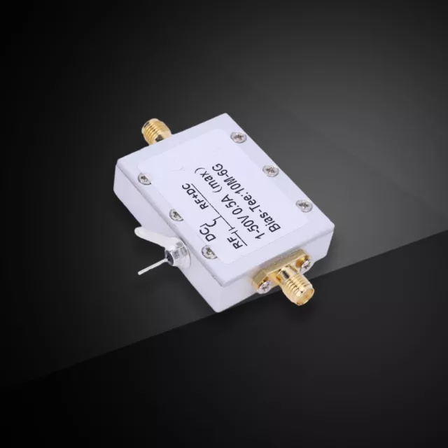 fr DC 1-50V Bias Tee Broadband 10MHz-6GHz Bias Tee Blocker Low Insertion Loss 3