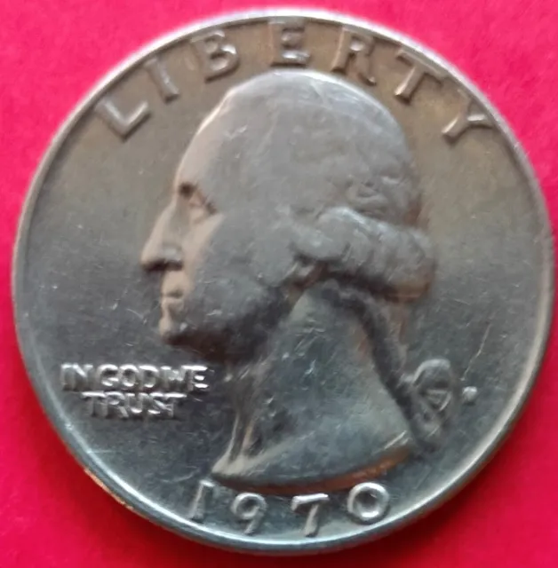 Moneta  Stati Uniti d'America ,  ¼  di Dollaro  del 1970,  circolata