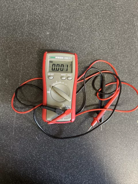 Iso Tech Idm 71 Digital Multimeter With Cables