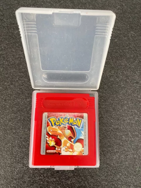 Jeu Game Boy " Pokémon version Rouge " version original en français / pile ok