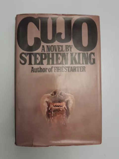 Stephen King Cujo 1st Edition/ 2nd Print US VIKING HB DJ Stephen King Horror