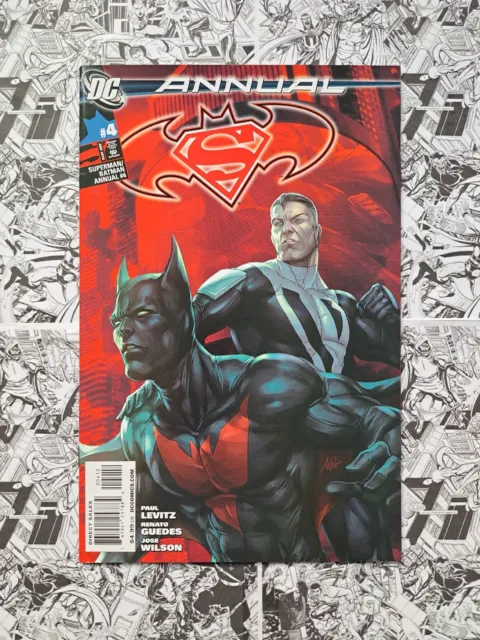 🔥Superman Batman Annual #4 Super Rare 2Nd Print Artgerm Batman Beyond (2010)🔥