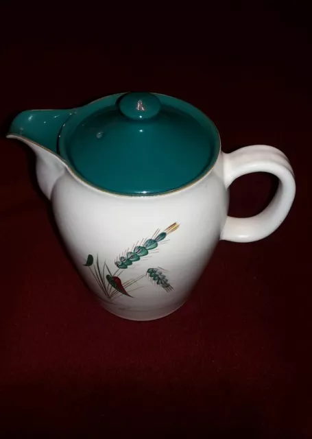 Denby Greenwheat 3 pint coffee/ tea pot-excellent condition