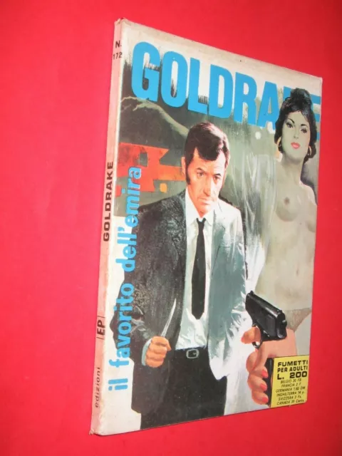 GOLDRAKE IL PLAYBOY n° 172 Prima Serie 1/316 (ERREGI 1966) EROTICI NERI D'EPOCA