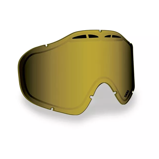 Polaris 509 Sinister X5 Snowmobile Goggle Anti-Fog Scratch Lens Yellow