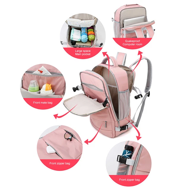 New Mummy Maternity Nappy Diaper Bag Large Capacity Baby Travel Backpack Handbag