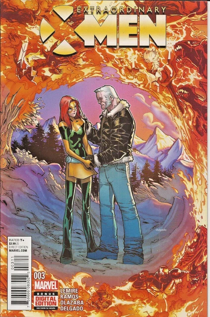 Extraordinary X-Men 3 Marvel Storm Magik Jean Grey Cerebra Logan Nightcrawler VF