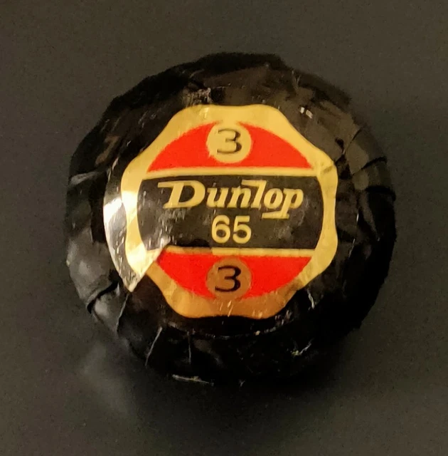 VINTAGE DUNLOP 65 3 Golf Ball In Original Black Red And Gold Packaging